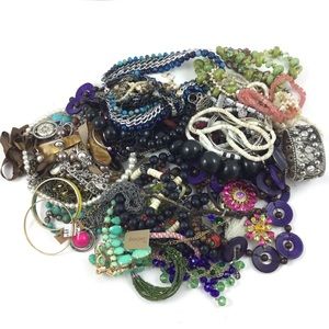 Costume Jewelry Lot 4 lbs Vintage Modern Wearable